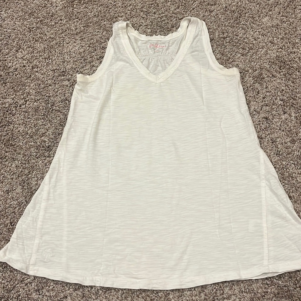 Lilly Pulitzer White Tank - Small